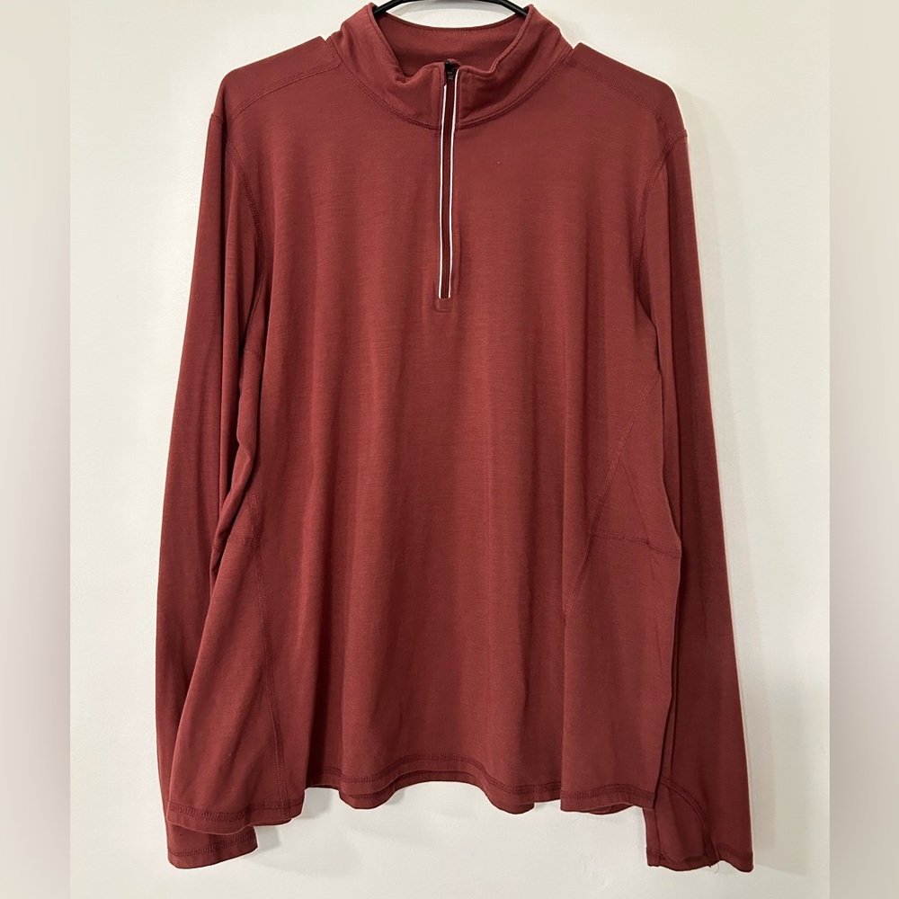 Carhartt Women’s base layer quarter zip pullover, Sable Color, size XXL (20)